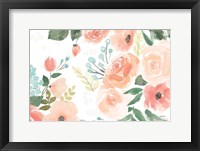 Framed Blooming Delight III White