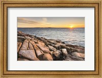 Framed Acadia Sunrise