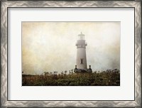 Framed Lonely Lighthouse II