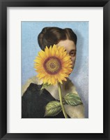 Framed Girl with Sunflower