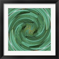 Framed Emerald Swirl