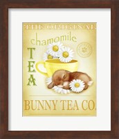 Framed Chamomile Tea Bunny