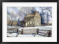 Framed Winter At Valley Forge