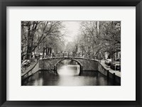 Framed Amsterdam Canal