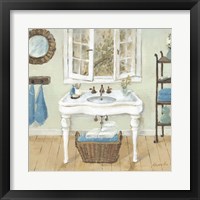 Framed 'French Country Bathroom I' border=