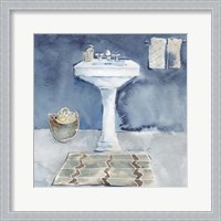 Framed Watercolor Bathroom II