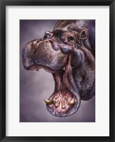 Framed Hippo Totem