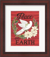 Framed Peace Dove