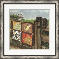 Framed Quilt Cat