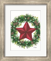 Framed Christmas Wreath