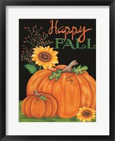 Framed Happy Fall