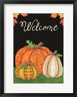 Framed October Welcome