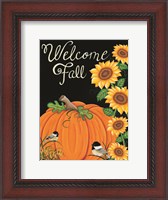 Framed Welcome Fall