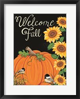 Framed Welcome Fall