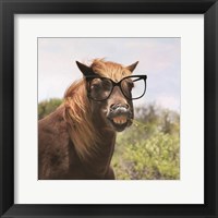 Framed Say Cheese Horse