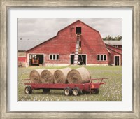 Framed Clayton Hay Wagon