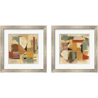 Framed 'Montage 2 Piece Framed Art Print Set' border=