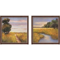 Framed 'Low Country Landscape 2 Piece Framed Art Print Set' border=