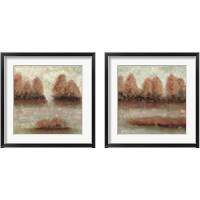 Framed 'Tamarac Shores 2 Piece Framed Art Print Set' border=