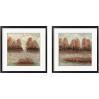 Framed 'Tamarac Shores 2 Piece Framed Art Print Set' border=