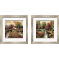 Framed 'American Country 2 Piece Framed Art Print Set' border=