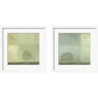 Framed 'Blue Horizon 2 Piece Framed Art Print Set' border=