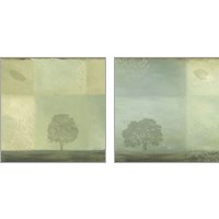 Framed 'Blue Horizon 2 Piece Art Print Set' border=