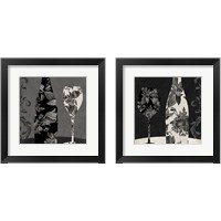 Framed 'Vin Elegant 2 Piece Framed Art Print Set' border=