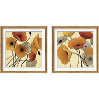 Framed Pumpkin Poppies 2 Piece Framed Art Print Set