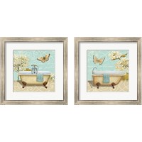 Framed Light Breeze Bath 2 Piece Framed Art Print Set