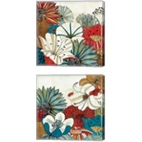 Framed 'Contemporary Garden 2 Piece Canvas Print Set' border=