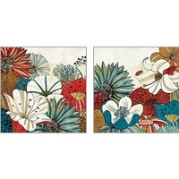 Framed 'Contemporary Garden 2 Piece Art Print Set' border=