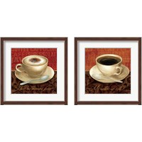 Framed 'Coffee Talk 2 Piece Framed Art Print Set' border=