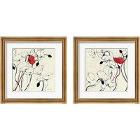 Framed 'Filament de Vie 2 Piece Framed Art Print Set' border=