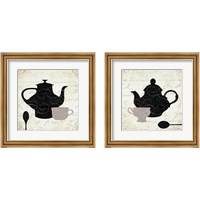 Framed 'Cream and Sugar 2 Piece Framed Art Print Set' border=