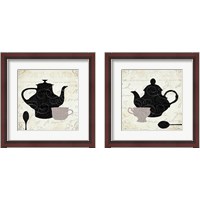 Framed 'Cream and Sugar 2 Piece Framed Art Print Set' border=