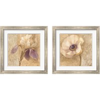 Framed Brocade Floral 2 Piece Framed Art Print Set
