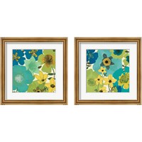 Framed Garden Brights Cool 2 Piece Framed Art Print Set