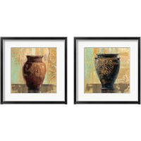 Framed 'Glazed Pot 2 Piece Framed Art Print Set' border=