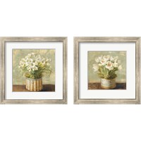 Framed Hatbox Florals 2 Piece Framed Art Print Set