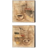 Framed Cafe 2 Piece Canvas Print Set