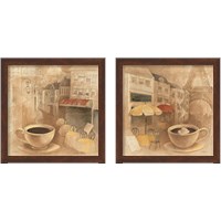 Framed 'Cafe 2 Piece Framed Art Print Set' border=