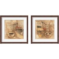 Framed 'Cafe 2 Piece Framed Art Print Set' border=