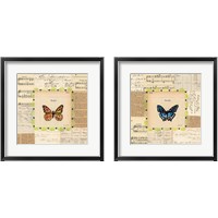 Framed 'Truth & Hope Butterfly 2 Piece Framed Art Print Set' border=