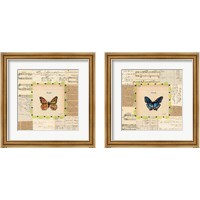 Framed 'Truth & Hope Butterfly 2 Piece Framed Art Print Set' border=