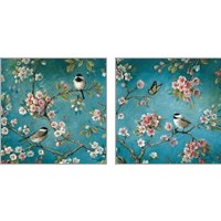 Framed 'Blossom 2 Piece Art Print Set' border=