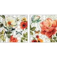 Framed Floral Story 2 Piece Art Print Set