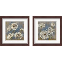 Framed 'Flowers in Morning Dew 2 Piece Framed Art Print Set' border=