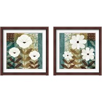 Framed 'Floral Dream 2 Piece Framed Art Print Set' border=