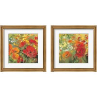 Framed Oriental Poppy Field 2 Piece Framed Art Print Set